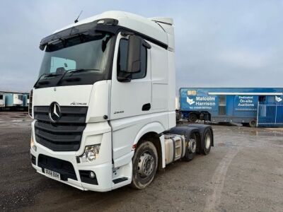 2018 Mercedes Actros 2545 6x2 Midlift Tractor Unit - 2