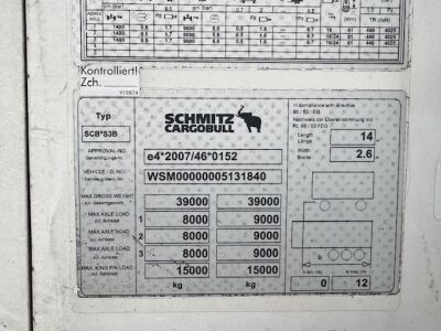 2014 Schmitz Triaxle Fridge Trailer - 10