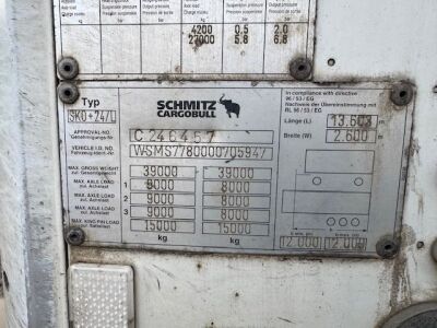 2008 Schmitz Triaxle Fridge Trailer - 9