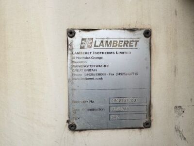 2008 Lamberet Triaxle Fridge Trailer - 9