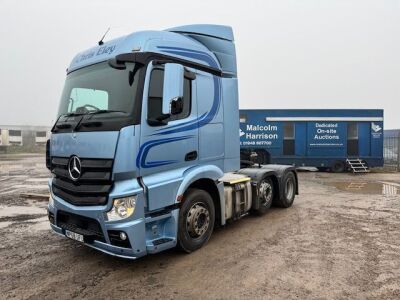 2018 Mercedes Actros 2545 6x2 Midlift Tractor Unit - 2