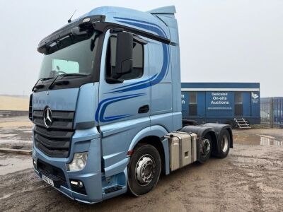 2016 Mercedes Actros 2545 6x2 Midlift Tractor Unit