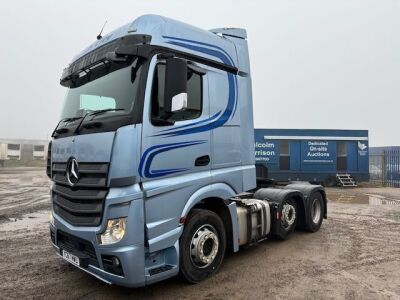 2017 Mercedes Actros 2545 6x2 Midlift Tractor Unit