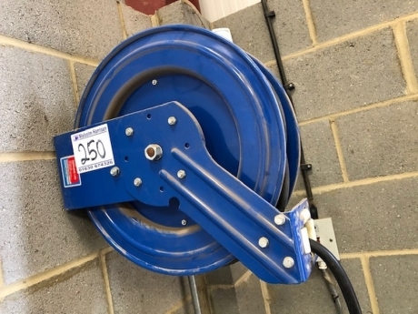 Pneumatic Hose Reel + Tyre Inflator and Hoses