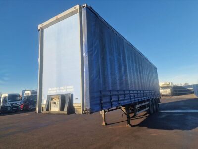 2003 Fruehauf Triaxle Curtainside Trailer,