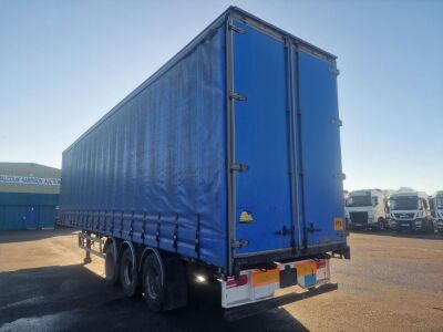 2003 Fruehauf Triaxle Curtainside Trailer, - 2