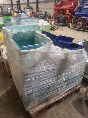 Pallet of Plastic Workshop Boxes / Trays