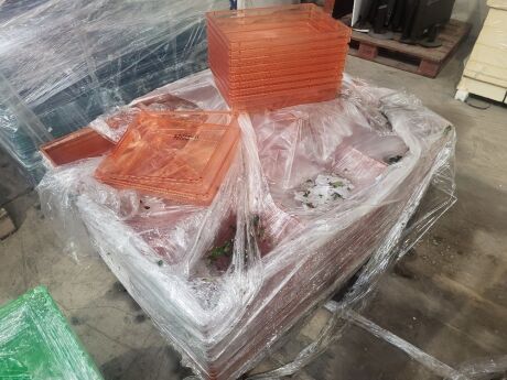 Pallet of Plastic Workshop Boxes / Trays