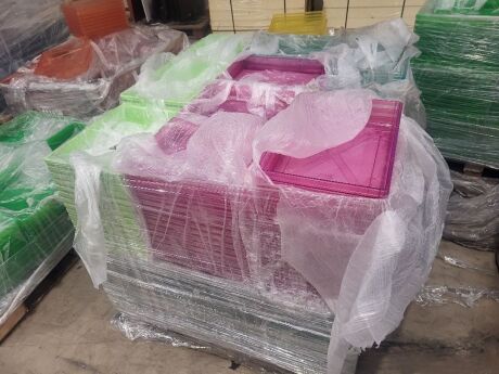 Pallet of Plastic Workshop Boxes / Trays