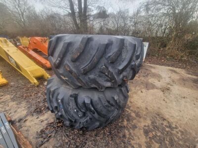 2x 30.5L-32 Tyres & Rims