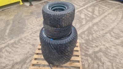 2x 18x8.50-8 Tyres & Rims + 2x 26x12.00-12 Tyres & Rims