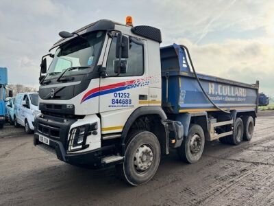 2016 Volvo FMX 420 8x4 Steel Body Tipper