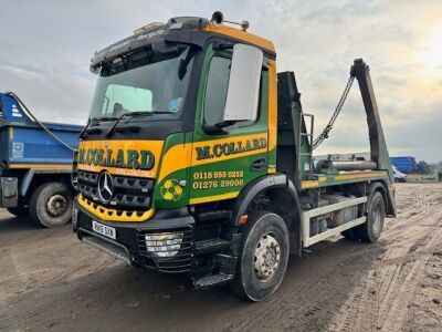 2015 Mercedes Arocs Telescopic 4x2 Skip Loader