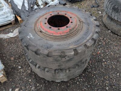 4x 2.00-20 Solid Tyres