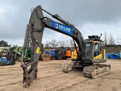 2014 Volvo ECR235DL Zero Swing Tracked Excavator