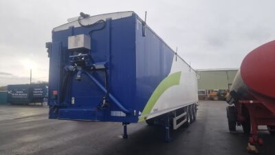 2017 Van Der Peet Triaxle 6 Compartment Bulk Feed Blower Trailer