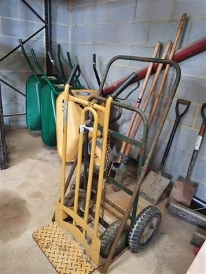 Trolleys, Wheelbarrows + Misc Hand Tools