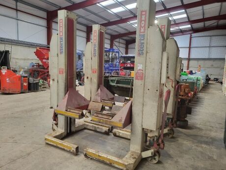 2006 Stertil Koni ST-1082 8200kg Mobile 4 Post Vehicle Lift 