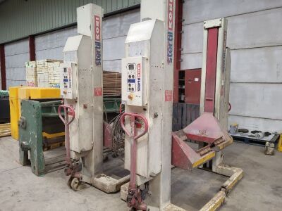 2006 Stertil Koni ST-1082 8200kg Mobile 4 Post Vehicle Lift  - 2