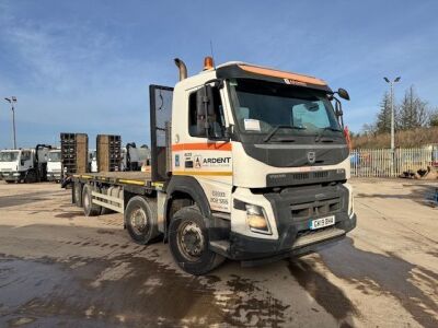 2019 Volvo FMX420 8x2 Rear Lift Beavertail Rigid