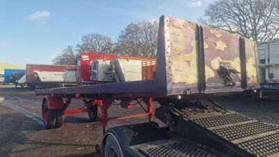 1967 King Single Axle Flat Trailer