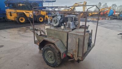 1987 Ex Military Single Axle Lubrication Trailer