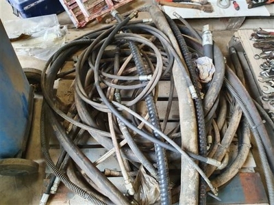 Qty of Misc Hydraulic Hoses  - 3