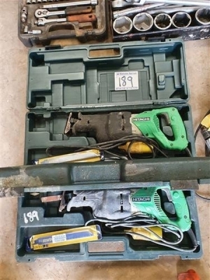 2 x Hitachi Reciprocating Saws - 5