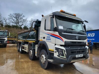 2017 Volvo FMX 420 8x4 Steel Body Tipper