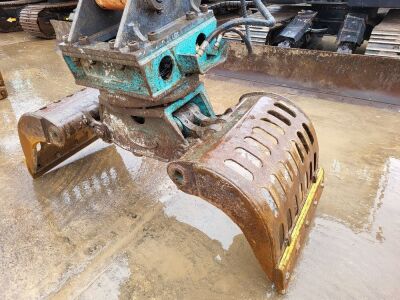 Dehaco Hydraulic Rotating Selector Grab - 65mm Pins