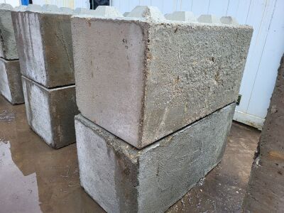 2 x Concrete Blocks