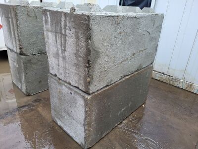 2 x Concrete Blocks