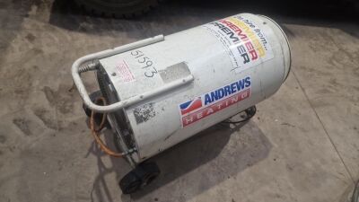 2007 Andrews Heating G80DV 240v Gas Blow Heater