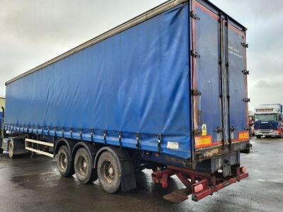 2005 Cartwright Triaxle Curtainside Trailer - 2