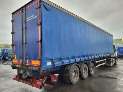 2005 Cartwright Triaxle Curtainside Trailer - 3