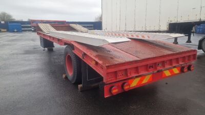 1967 King Single Axle Stepframe Low Loader - 4