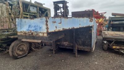 1976 Colins-Nunn Ltd Fifth Wheel Single Axle Machine Trailer 