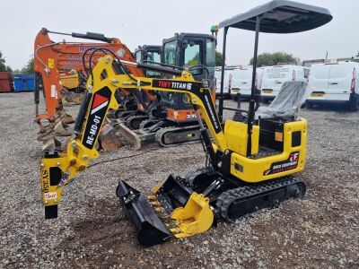 2024 New & Unused Rock Equipment Tiny Titan RE-MD-01 Micro Excavator