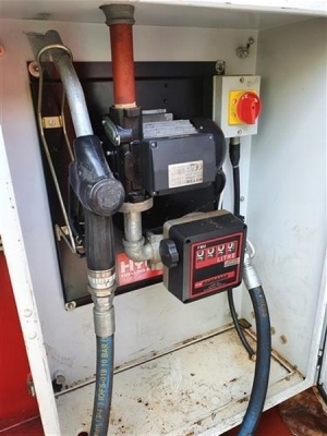 Bunded Red Diesel Fuel Tank  - 8