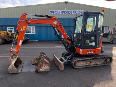 2021 Hitachi ZX33U-6CLR Mini Digger