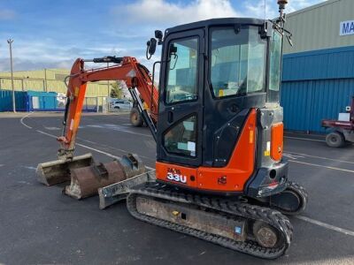 2021 Hitachi ZX33U-6CLR Mini Digger - 2