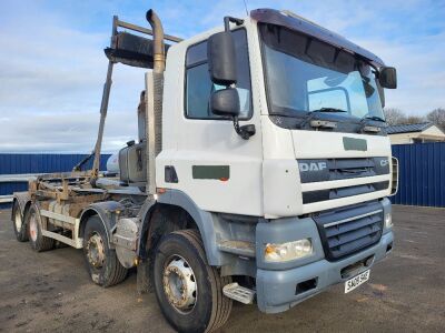 2008 DAF CF85 360 8x4 Hook Loader