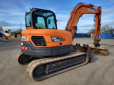 2013 Doosan DX80R Excavator - 3