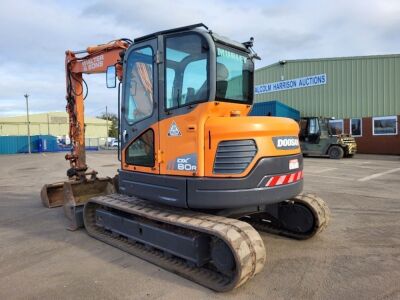 2013 Doosan DX80R Excavator - 4