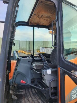 2013 Doosan DX80R Excavator - 5