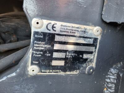 2013 Doosan DX80R Excavator - 14