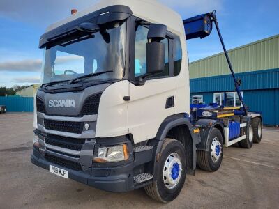 2018 Scania P410 8x4 Hook Loader - 2