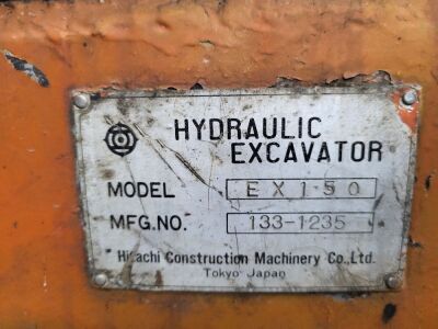 Hitachi EX150 Excavator - 5