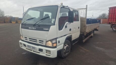 2007 Isuzu NQR75-2 4x2 Dropside Beavertail 