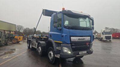 2019 DAF CF410 8x4 Hook Loader - 2